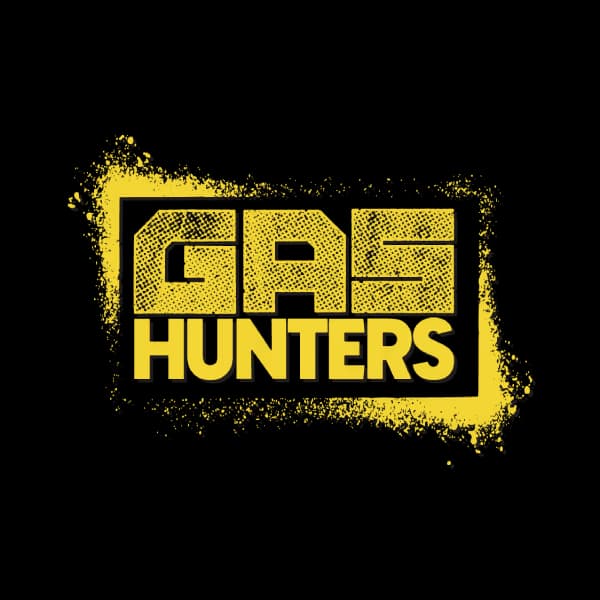 The logo for Gas Hunters